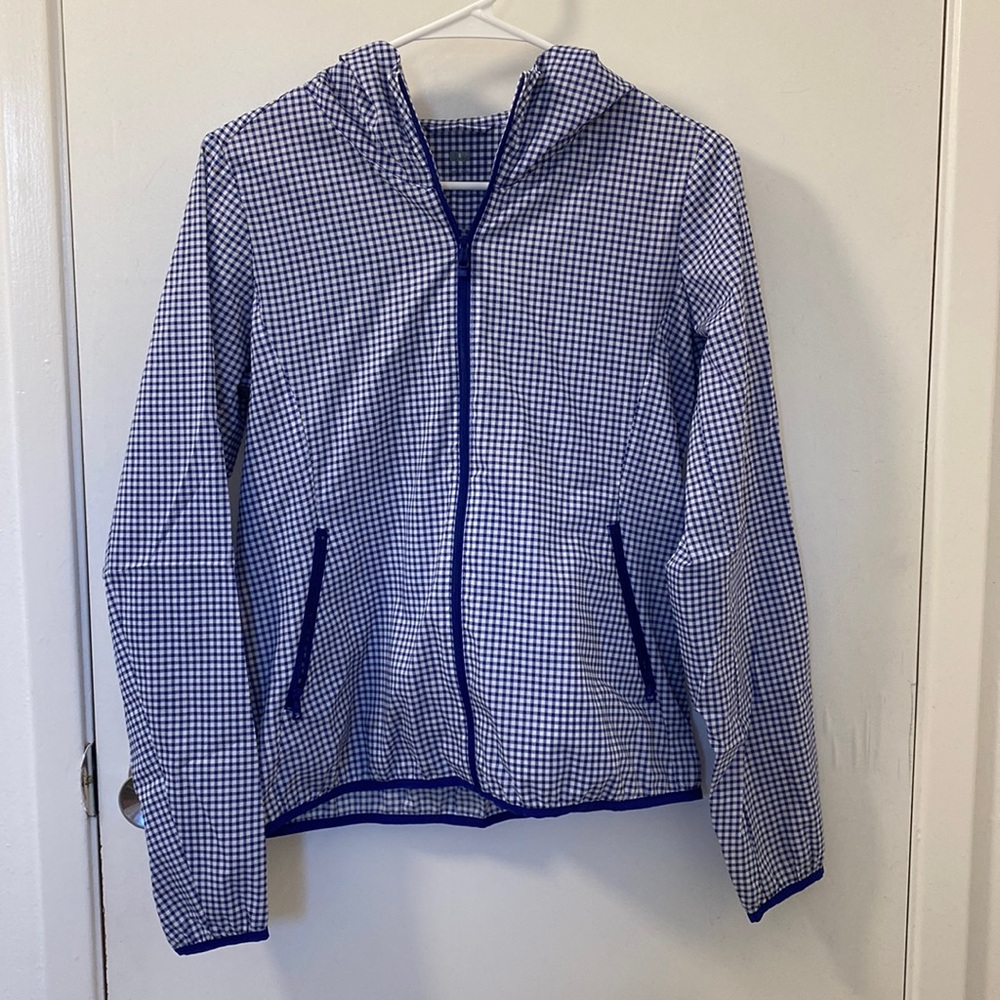 Uniqlo plaid parka